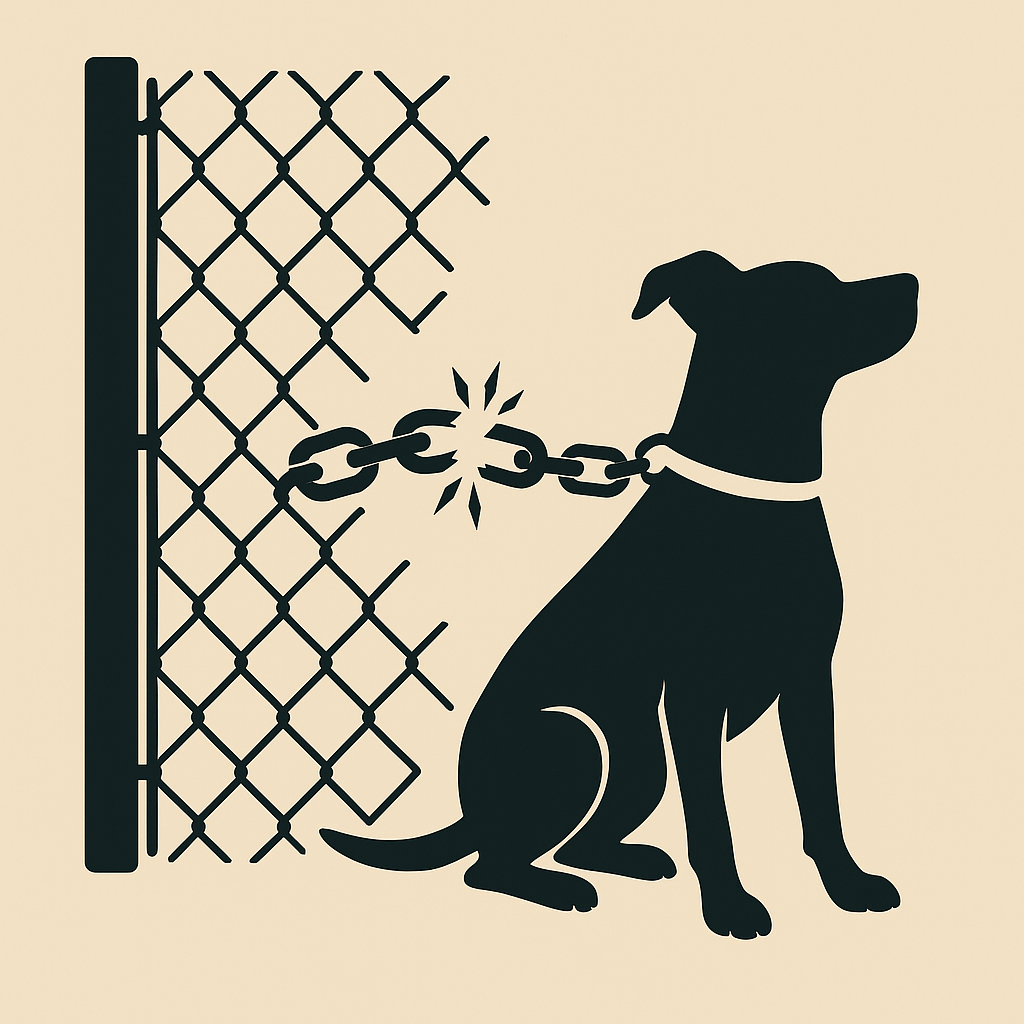 Siouxland Humane Society Rescues Mother Dog & Puppies Abandoned Tied to Fence